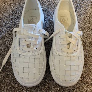 Vans leather shoes size 6.5